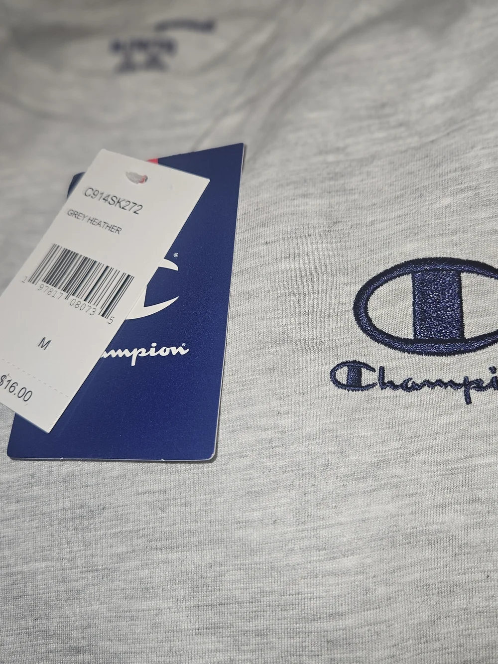 Champion Kids Navy, Red & Gray American Flag Logo Tees